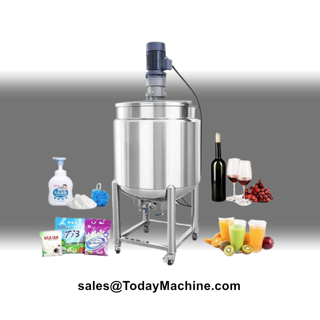 Soap Making Ins - สายการผลิตเครื่องผสมโฮโมจีไนเซอร์สำหรับทำแชมพู สบู่เหลว และน้ำยาซักผ้า