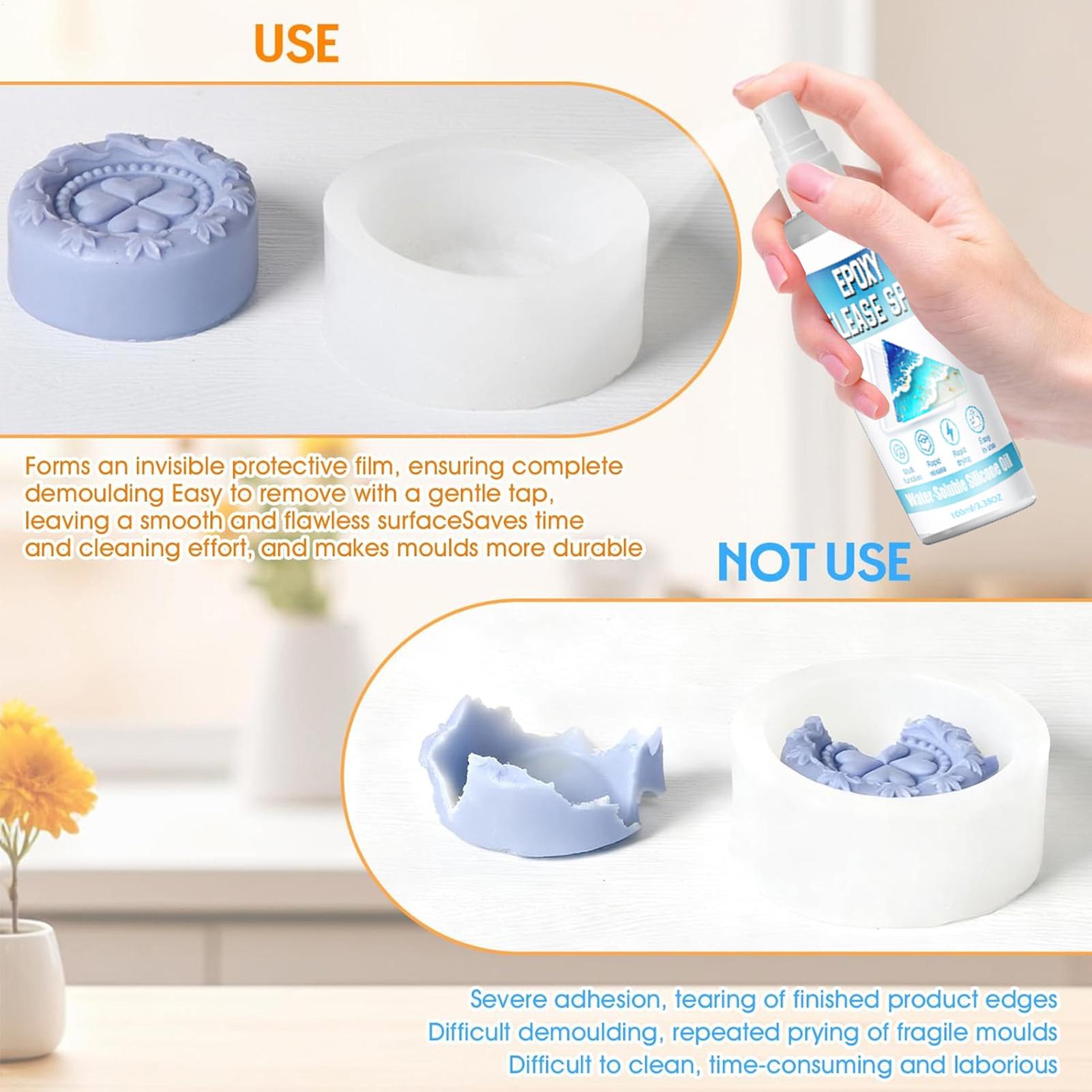 สเปรย์ซิลิโคนสำหรับปลดแม่พิมพ์ - Soap Making Ins บทวิจารณ์และราคา