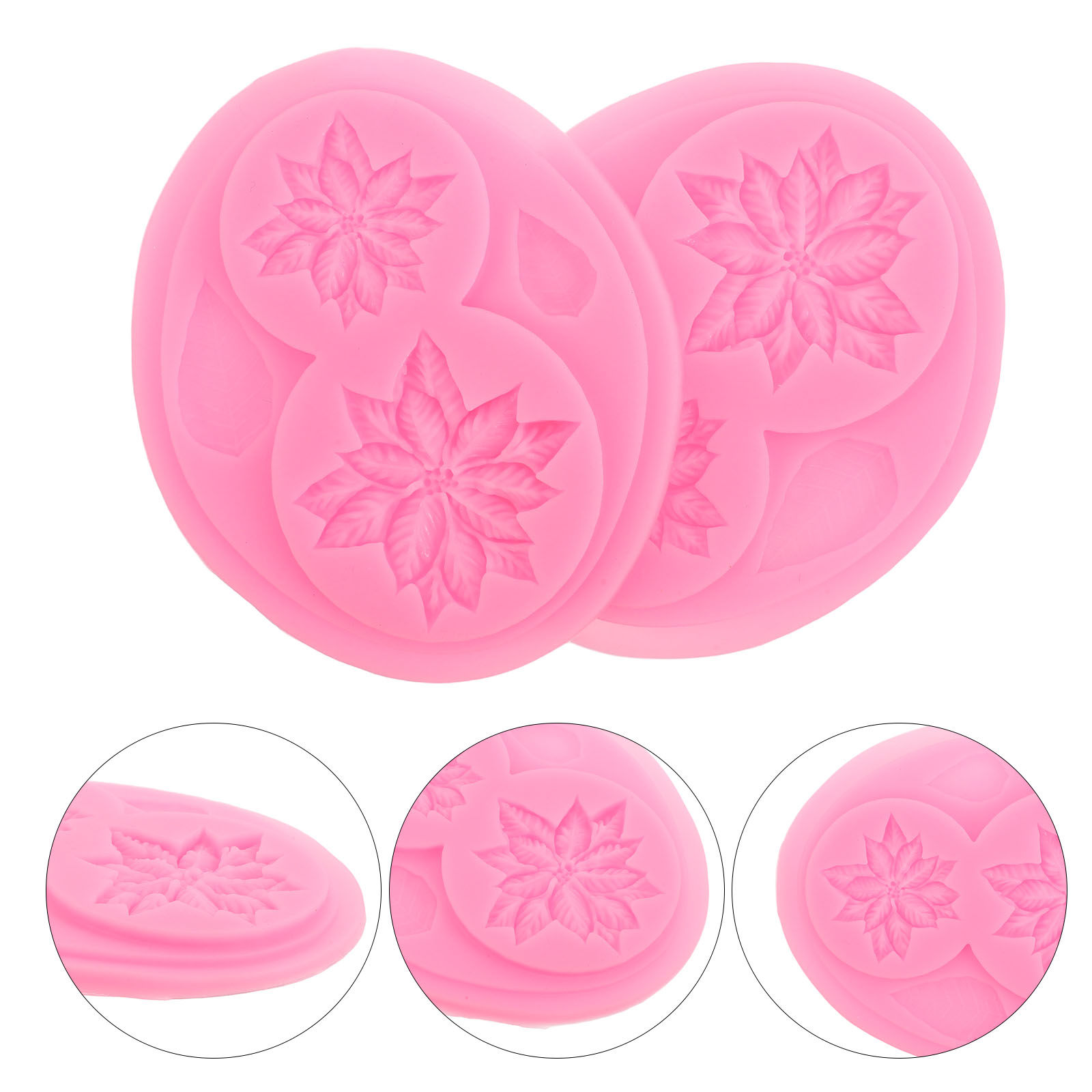 แม่พิมพ์ซิลิโคนลายดอกไม้ 2 ชิ้ - Soap Making Ins บทวิจารณ์และราคา
