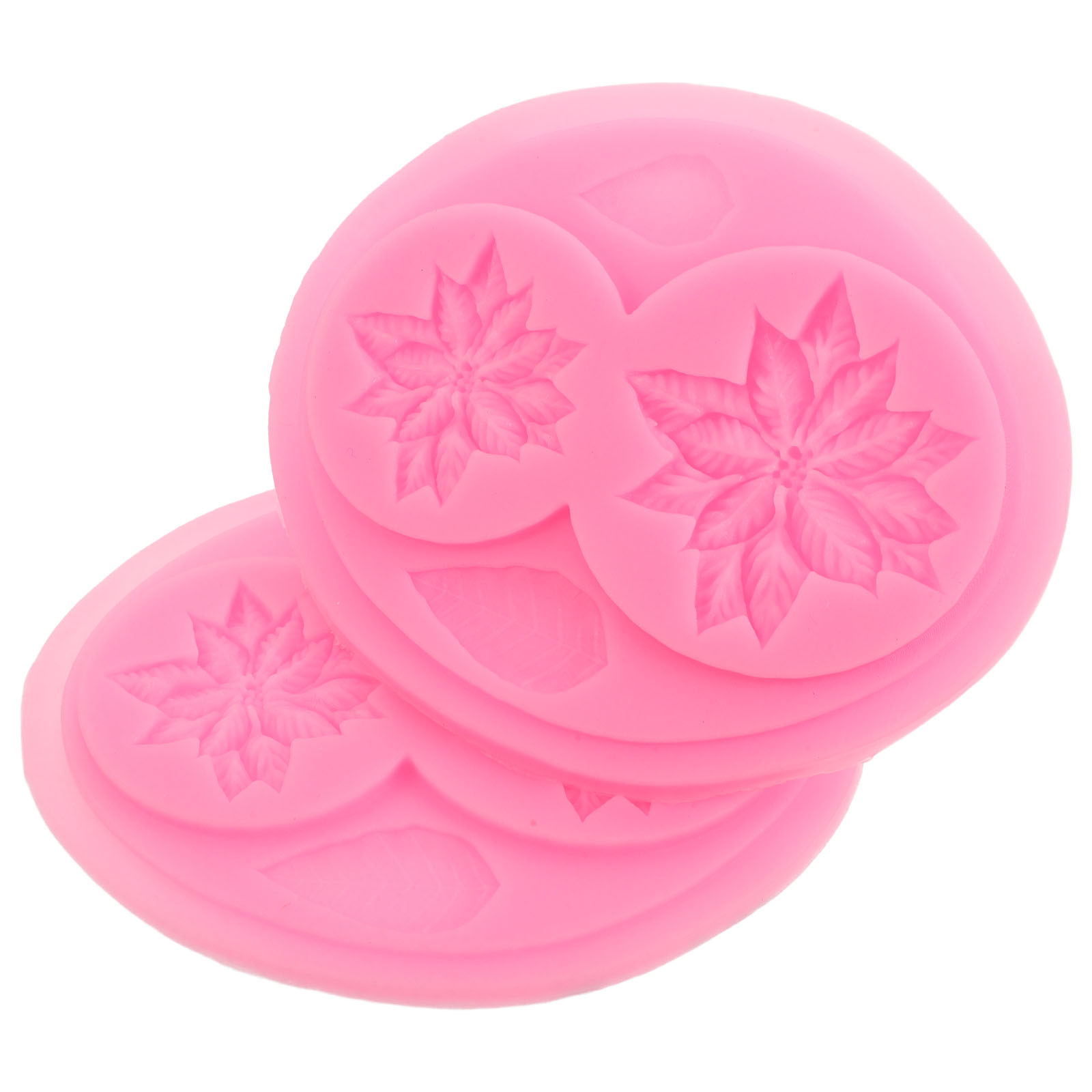 แม่พิมพ์ซิลิโคนลายดอกไม้ 2 ชิ้ - Soap Making Ins บทวิจารณ์และราคา