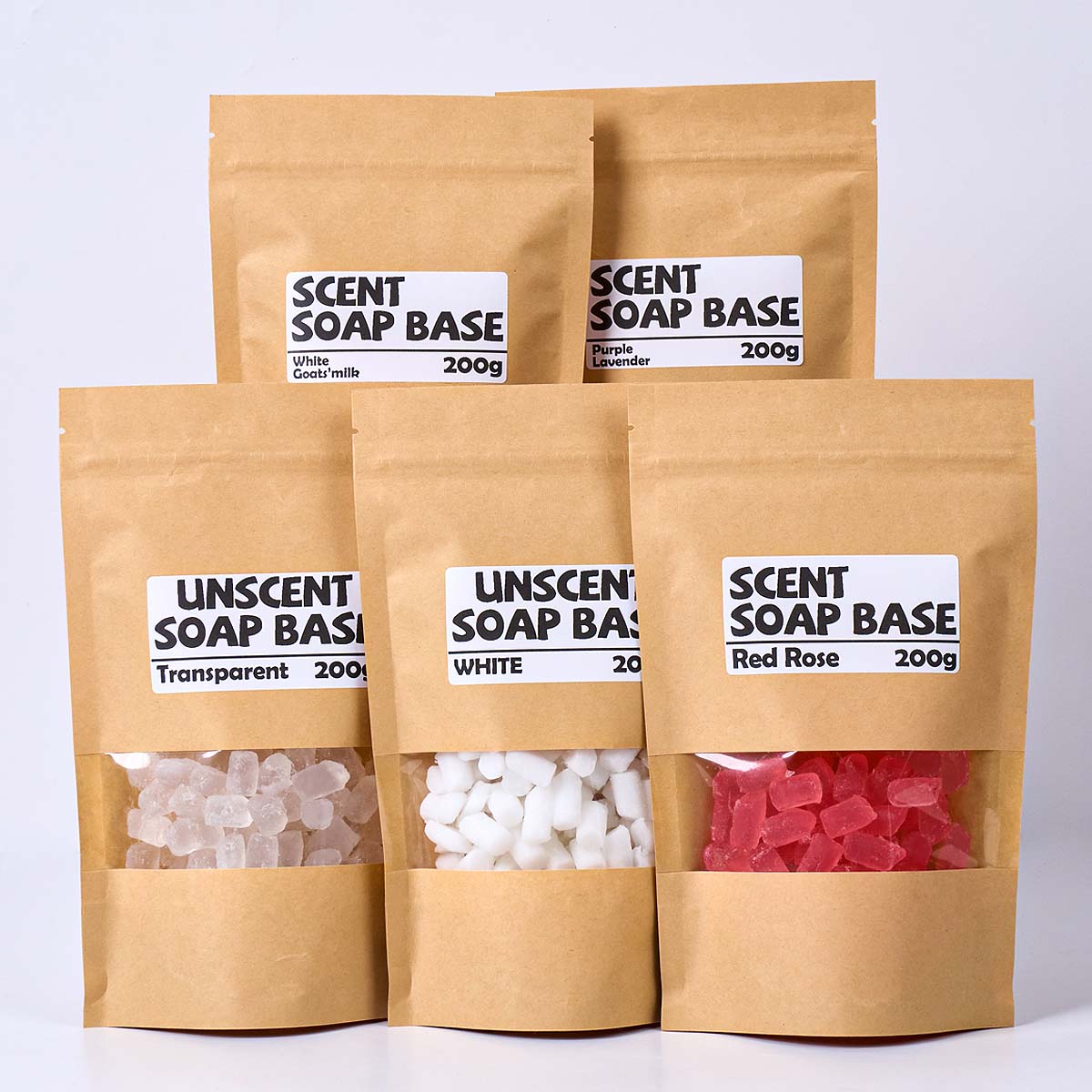 เบสสบู่กลีเซอรีนสี 200 กรัม สำ - Soap Making Glycerin Base บทวิจารณ์และราคา