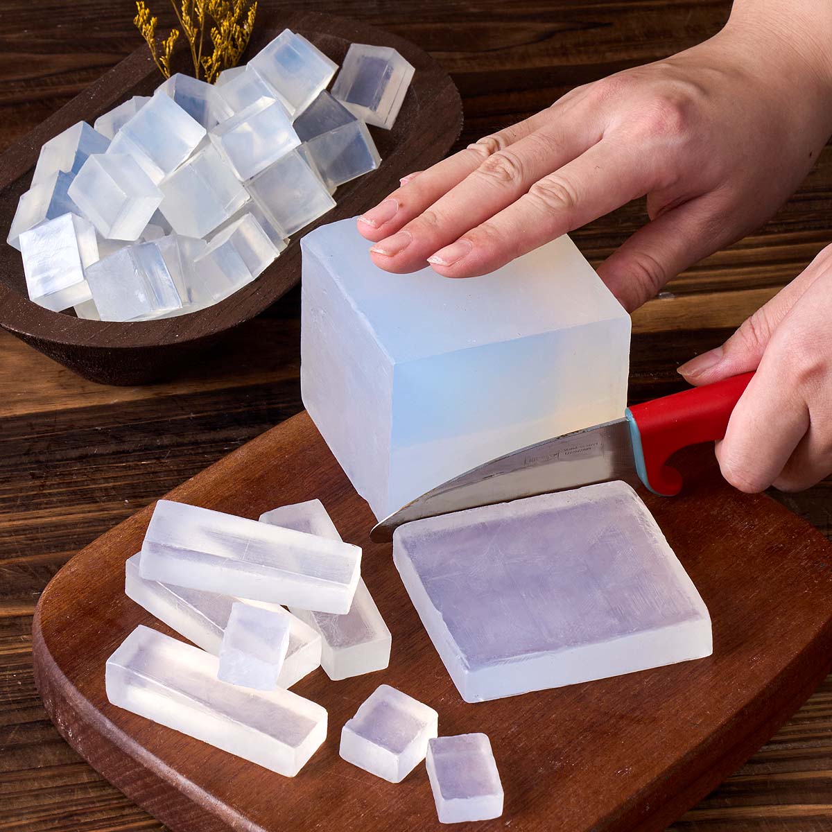 เบสสบู่กลีเซอรีน 1000 กรัม สำห - Soap Making Glycerin Base บทวิจารณ์และราคา
