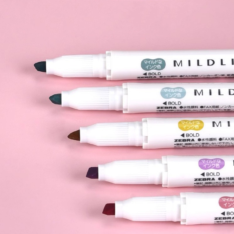 1/3pcs ZEBRA MILDLINER WKT7 ปา - Zebra Pen Mildliner บทวิจารณ์และราคา