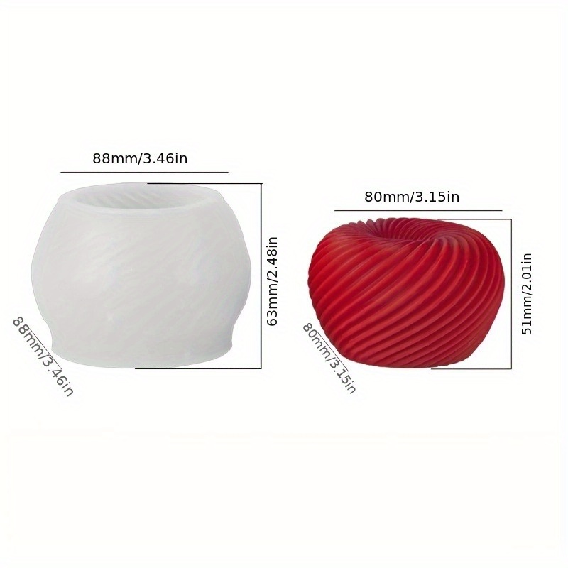 แม่พิมพ์ซิลิโคนรูปแอปเปิ้ลสีแด - Soap Making Ins บทวิจารณ์และราคา