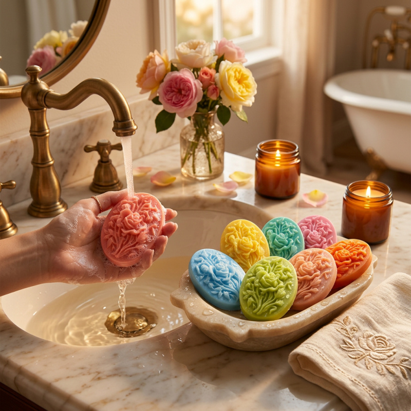 แม่พิมพ์ซิลิโคน 4 ชิ้นรูปทรงดอ - Soap Making Ins บทวิจารณ์และราคา